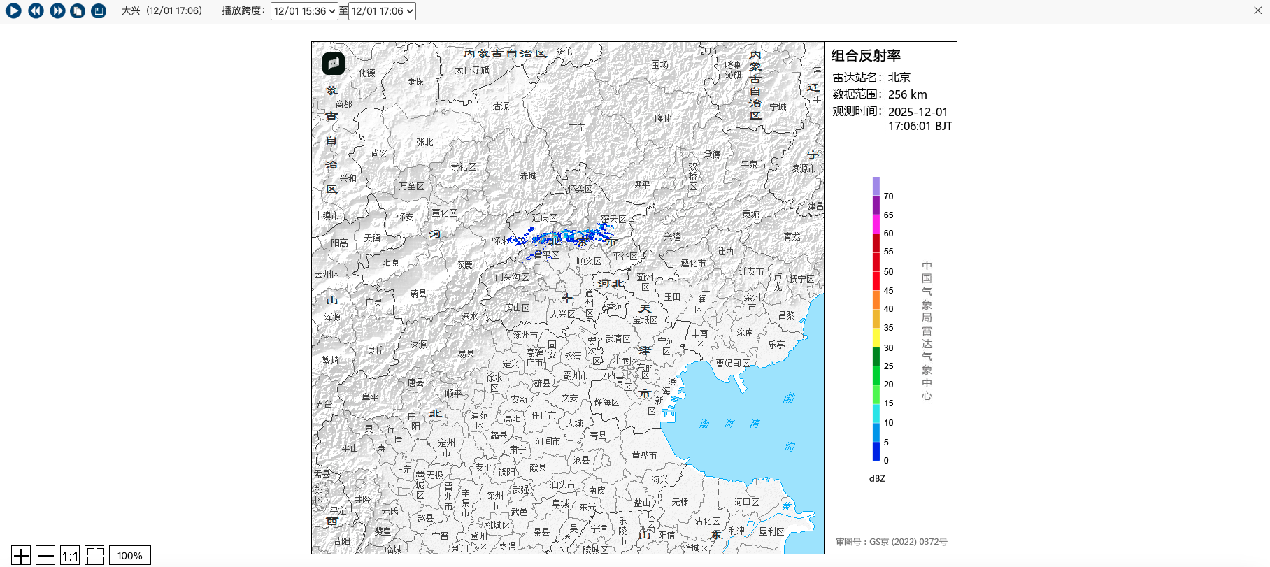 点击雷达图片进入大图模式